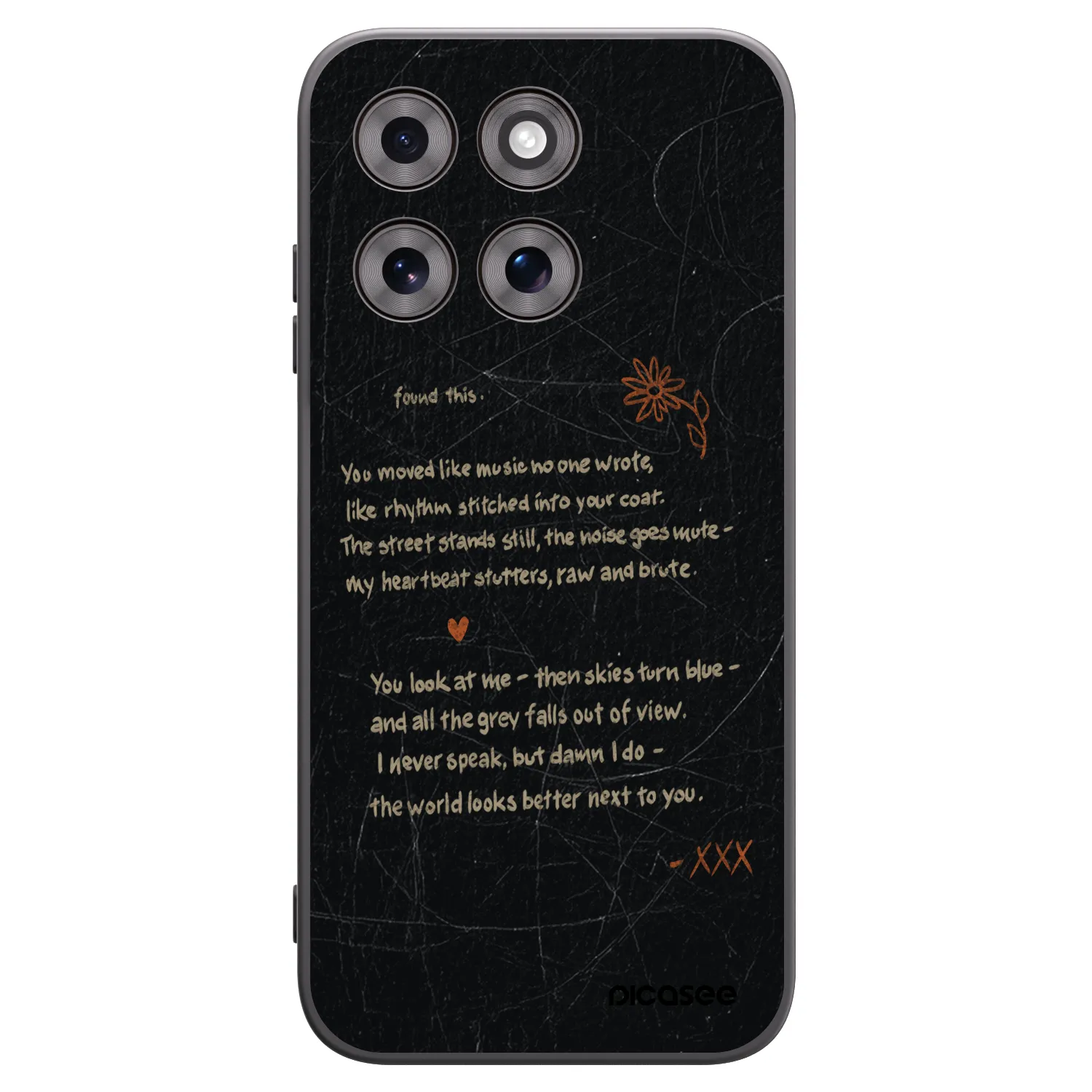 Picasee silikónový čierny obal pre Motorola Moto G77 - POET