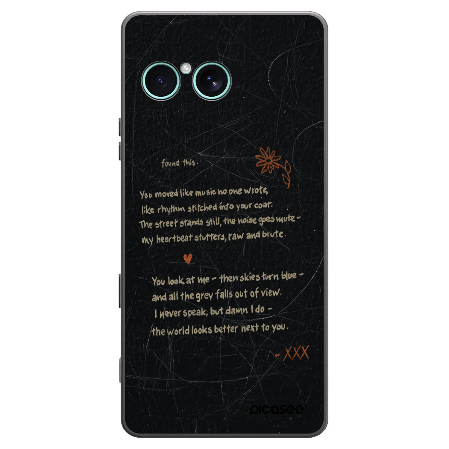 Picasee silikónový čierny obal pre Sony Xperia 10 VII - POET