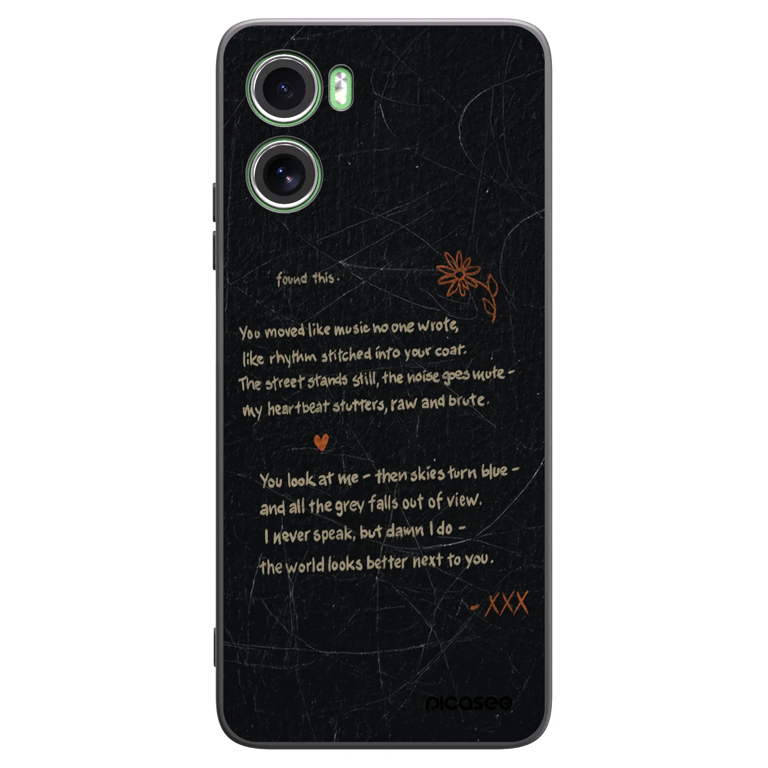 Picasee silikónový čierny obal pre Motorola Moto G06 - POET