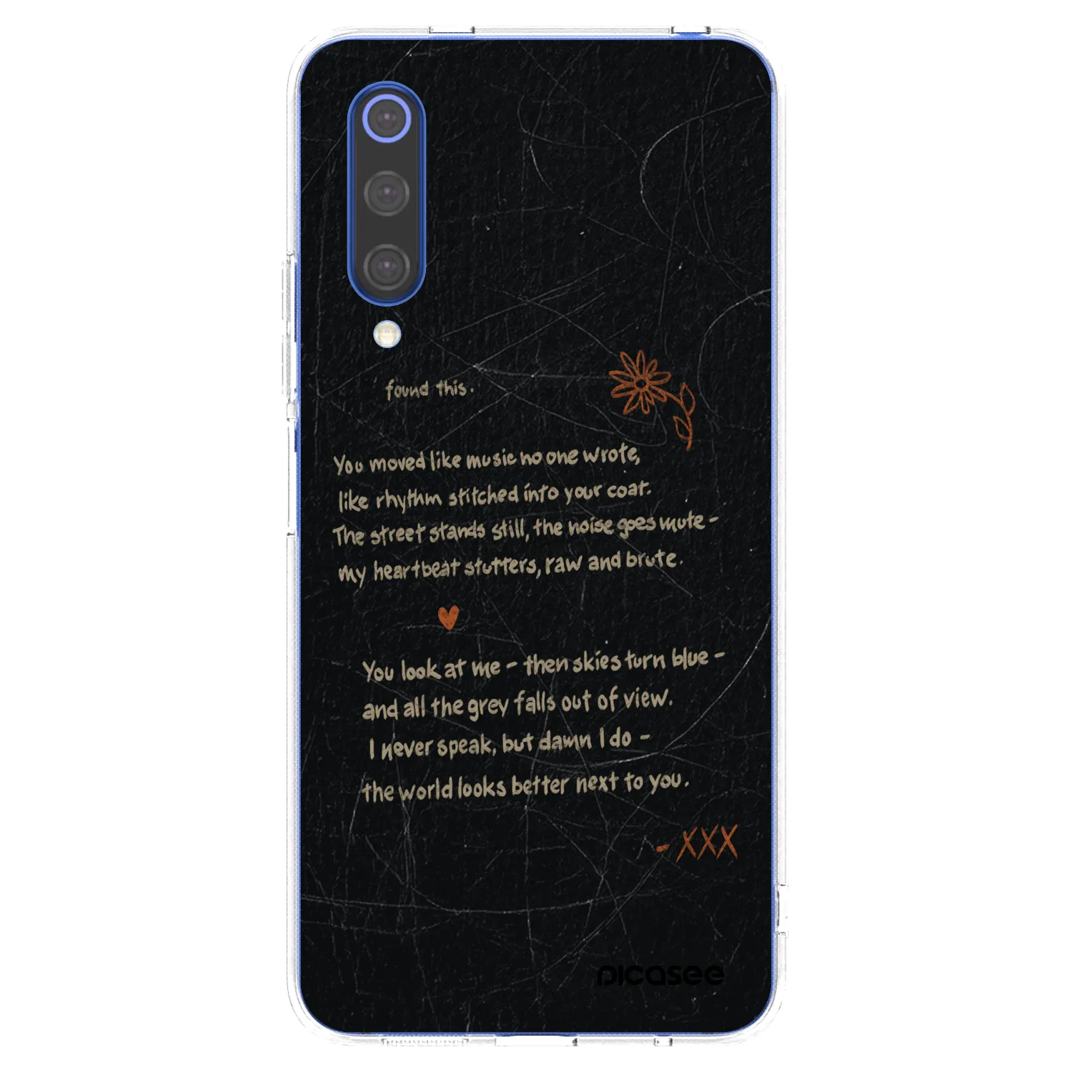 Picasee silikónový prehľadný obal pre Xiaomi Mi 9 SE - POET