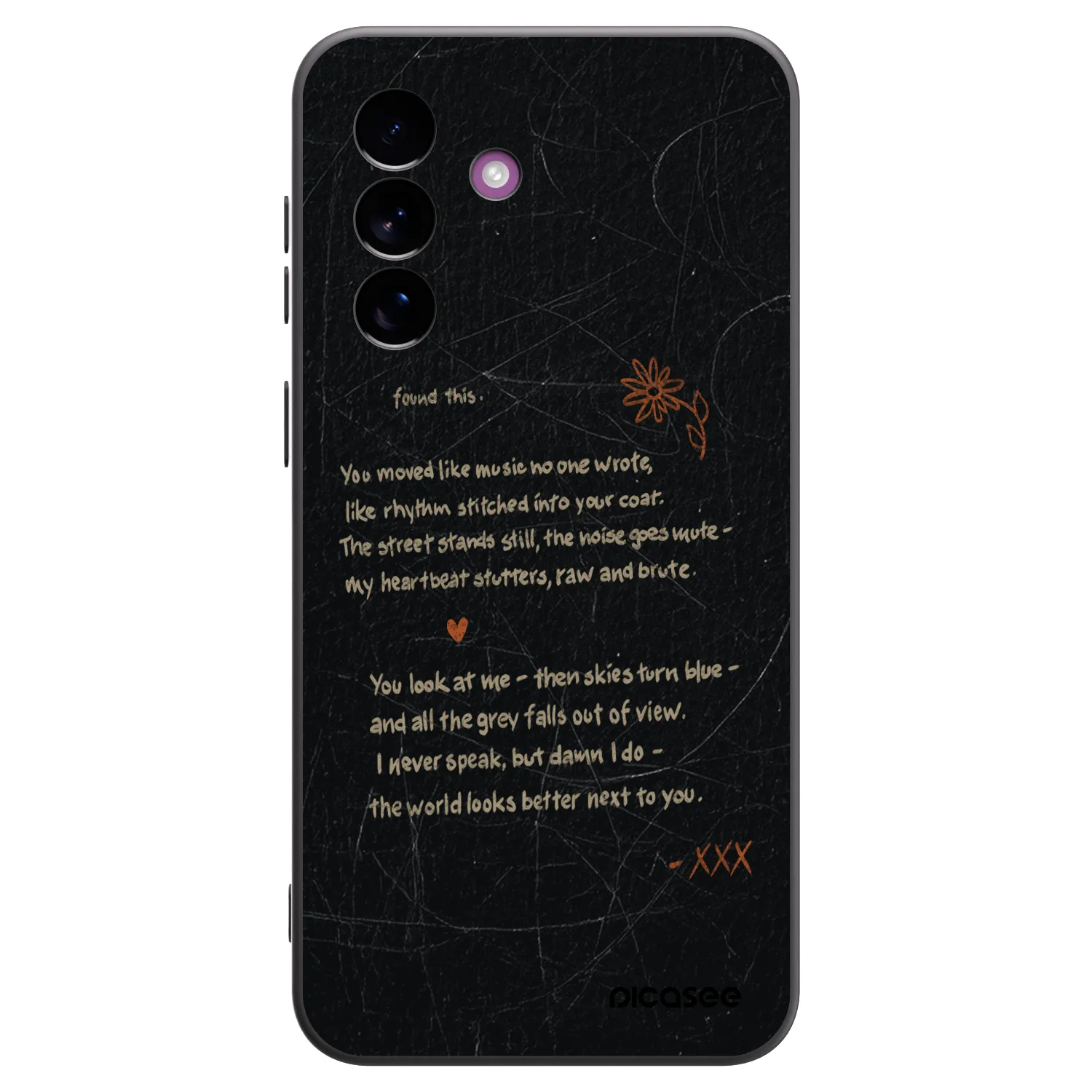 Picasee silikónový čierny obal pre Samsung Galaxy A37 - POET