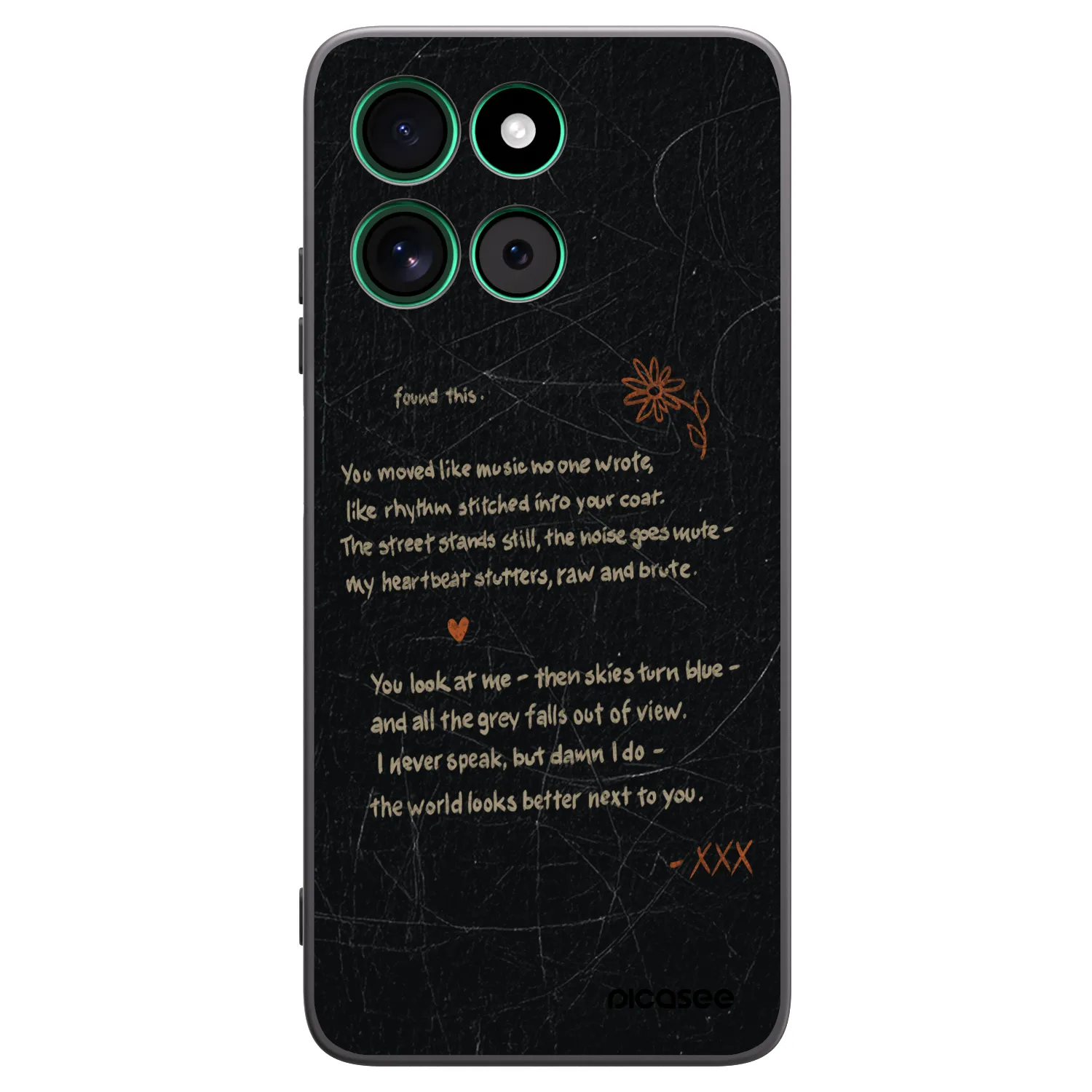 Picasee silikónový čierny obal pre Motorola Moto G57 Power - POET