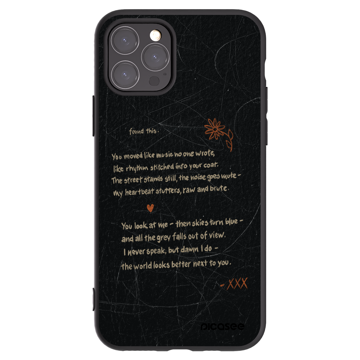 Picasee silikónový čierny obal pre Apple iPhone 11 Pro - POET