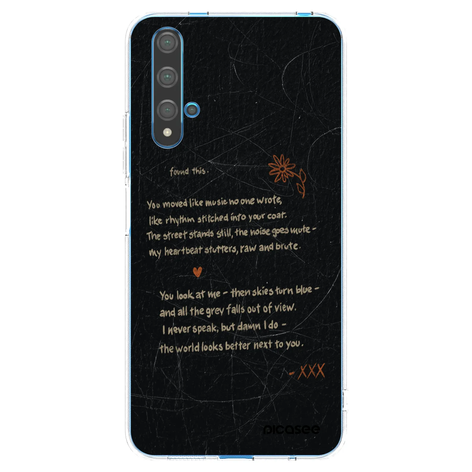 Picasee silikónový prehľadný obal pre Huawei Nova 5T - POET