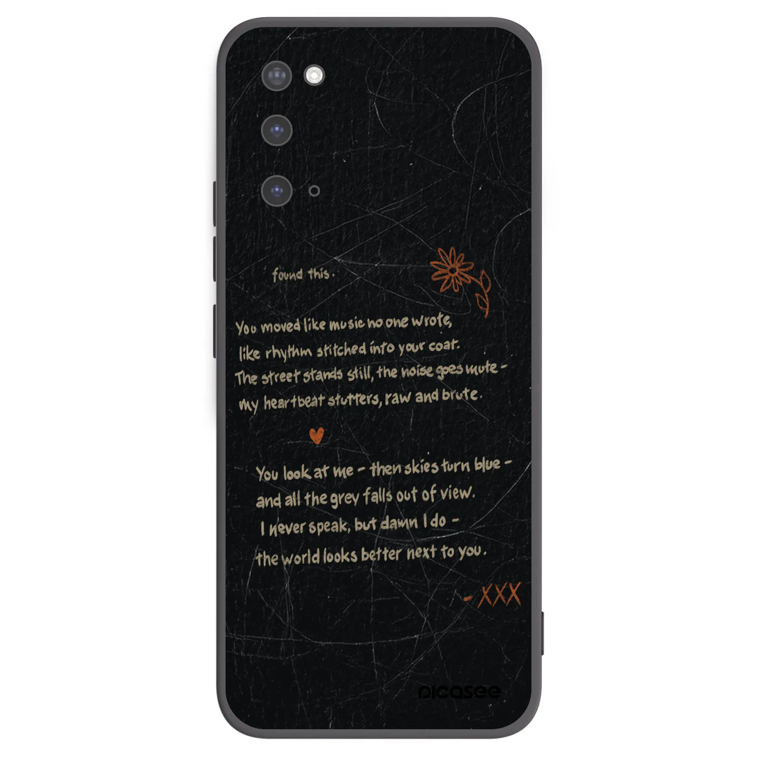 Picasee silikónový čierny obal pre Samsung Galaxy S20 G980F - POET