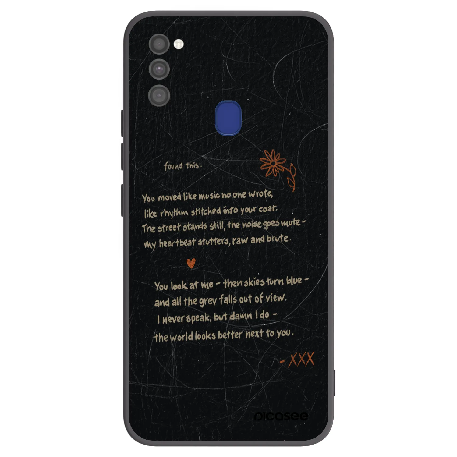 Picasee silikónový čierny obal pre Samsung Galaxy M21 M215F - POET