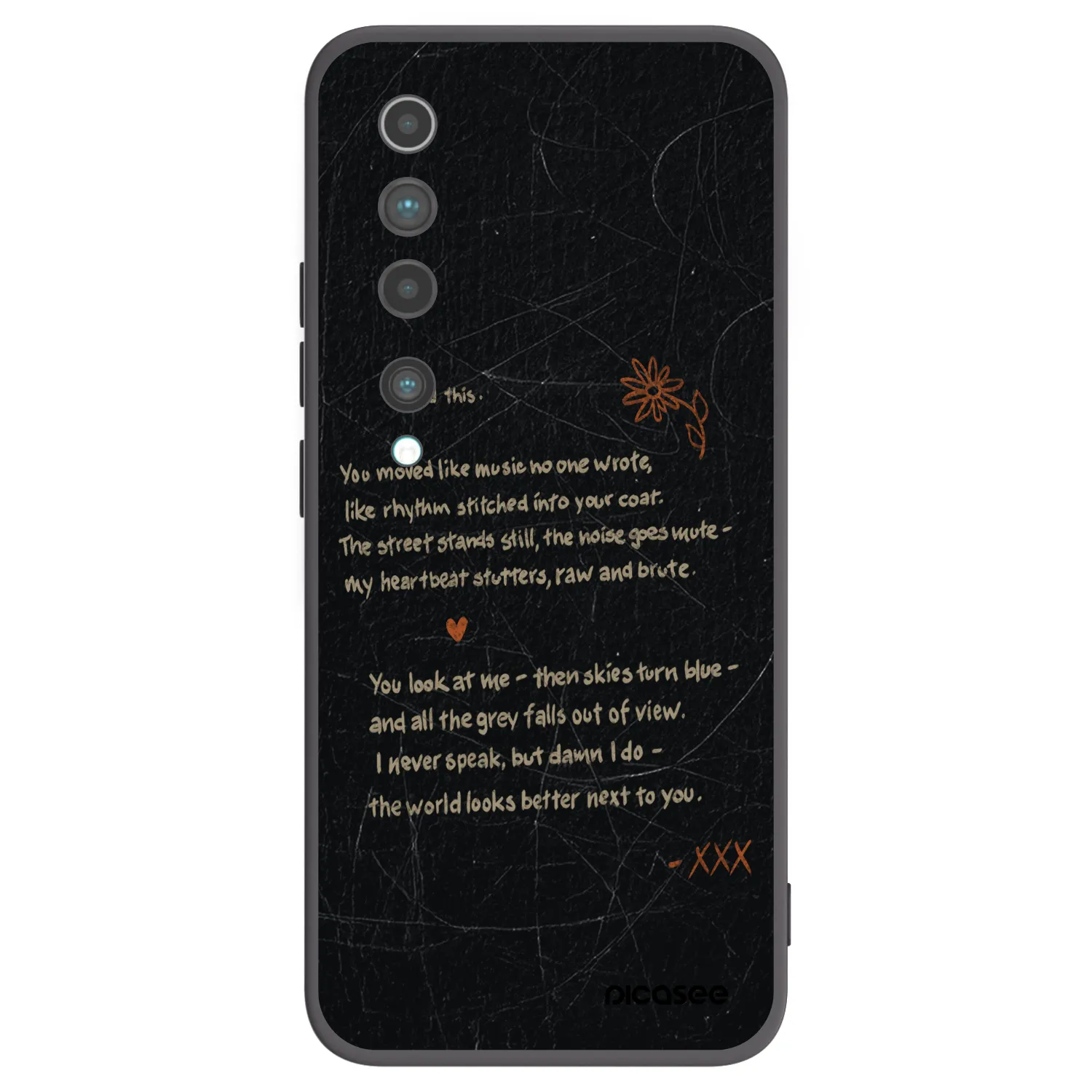 Picasee silikónový čierny obal pre Xiaomi Mi 10 - POET