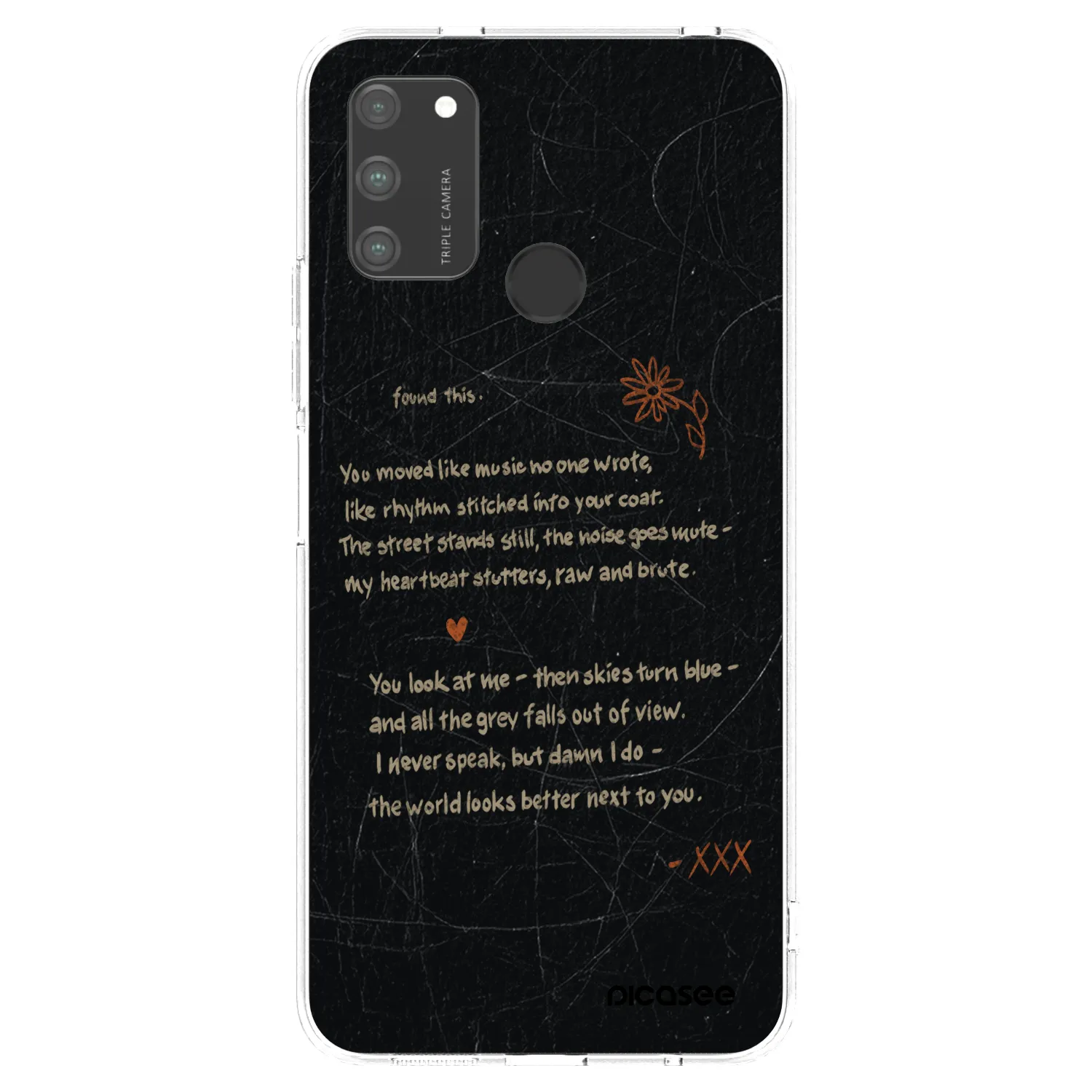Picasee silikónový prehľadný obal pre Honor 9A - POET