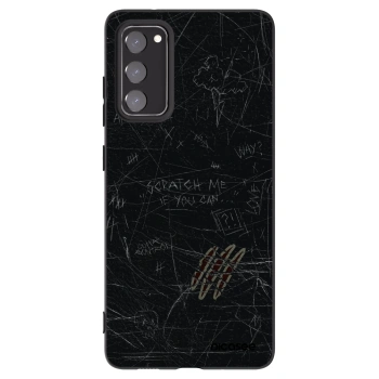 Picasee silikónový čierny obal pre Samsung Galaxy S20 FE - SCRATCH