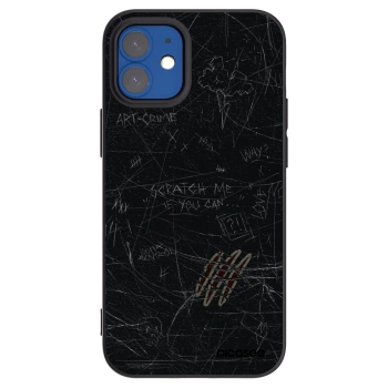 Picasee silikónový čierny obal pre Apple iPhone 12 mini - SCRATCH