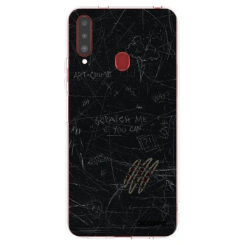 Picasee silikónový prehľadný obal pre Samsung Galaxy A20s - SCRATCH