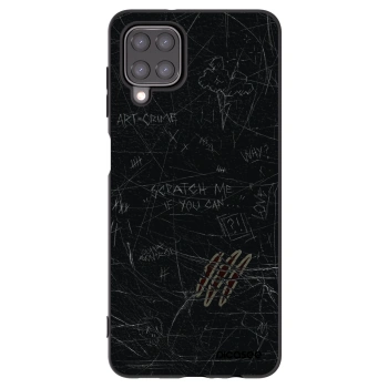 Picasee silikónový čierny obal pre Samsung Galaxy A12 A125F - SCRATCH