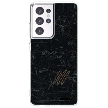 Picasee silikónový prehľadný obal pre Samsung Galaxy S21 Ultra 5G G998B - SCRATCH