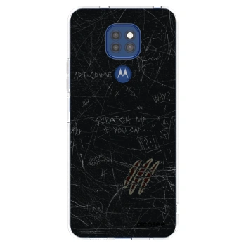 Picasee silikónový prehľadný obal pre Motorola Moto G9 Play - SCRATCH