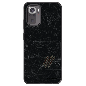 Picasee silikónový čierny obal pre Xiaomi Redmi Note 10 - SCRATCH