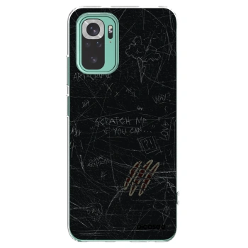 Picasee silikónový prehľadný obal pre Xiaomi Redmi Note 10 Pro - SCRATCH