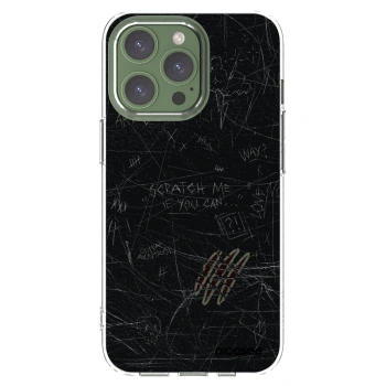 Picasee silikónový prehľadný obal pre Apple iPhone 13 Pro - SCRATCH