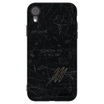 Picasee silikónový čierny obal pre Apple iPhone XR - SCRATCH