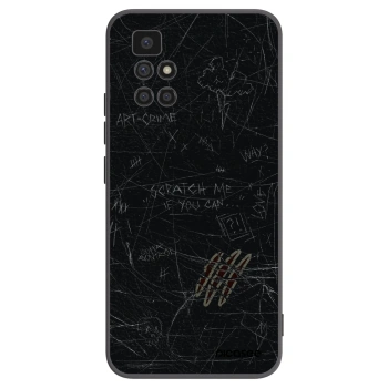 Picasee silikónový čierny obal pre Xiaomi Redmi 10 - SCRATCH