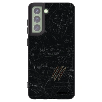 Picasee silikónový čierny obal pre Samsung Galaxy S21 FE 5G - SCRATCH
