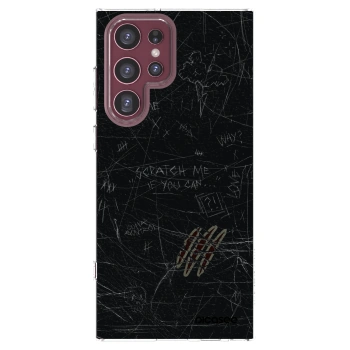 Picasee silikónový prehľadný obal pre Samsung Galaxy S22 Ultra 5G - SCRATCH