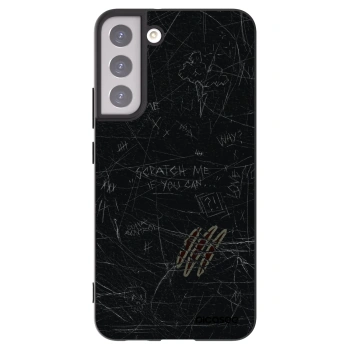 Picasee silikónový čierny obal pre Samsung Galaxy S22+ 5G - SCRATCH