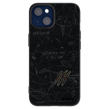Picasee silikónový čierny obal pre Apple iPhone 14 - SCRATCH