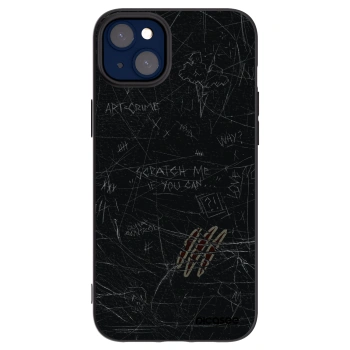 Picasee silikónový čierny obal pre Apple iPhone 14 Plus - SCRATCH
