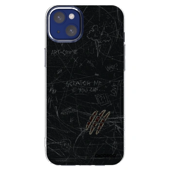 Picasee silikónový prehľadný obal pre Apple iPhone 14 Plus - SCRATCH