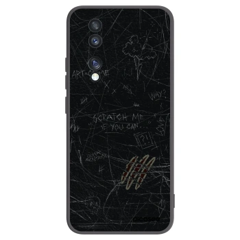 Picasee silikónový čierny obal pre Honor 70 - SCRATCH