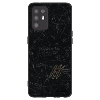 Picasee silikónový čierny obal pre OPPO A94 5G - SCRATCH