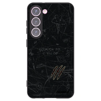 Picasee silikónový čierny obal pre Samsung Galaxy S23 5G - SCRATCH