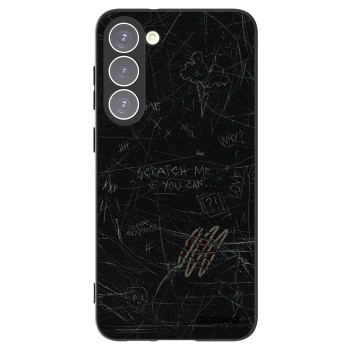 Picasee silikónový čierny obal pre Samsung Galaxy S23+ 5G - SCRATCH