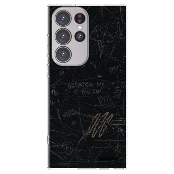 Picasee silikónový prehľadný obal pre Samsung Galaxy S23 Ultra 5G - SCRATCH