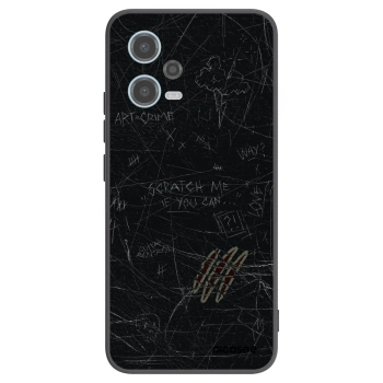 Picasee silikónový čierny obal pre Xiaomi Redmi Note 12 5G - SCRATCH