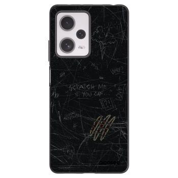 Picasee silikónový čierny obal pre Xiaomi Redmi Note 12 Pro+ 5G - SCRATCH