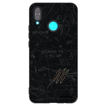 Picasee silikónový čierny obal pre Huawei Nova 3 - SCRATCH