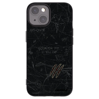 Picasee silikónový čierny obal pre Apple iPhone 15 - SCRATCH