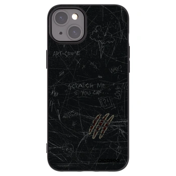Picasee silikónový čierny obal pre Apple iPhone 15 Plus - SCRATCH