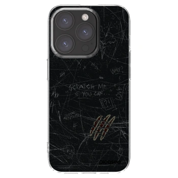 Picasee silikónový prehľadný obal pre Apple iPhone 15 Pro - SCRATCH