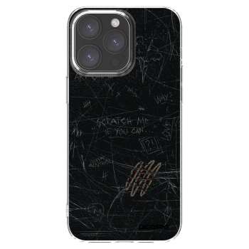 Picasee silikónový prehľadný obal pre Apple iPhone 15 Pro Max - SCRATCH