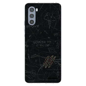 Picasee silikónový prehľadný obal pre Motorola Moto G62 - SCRATCH