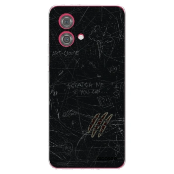 Picasee silikónový prehľadný obal pre Motorola Moto G84 5G - SCRATCH