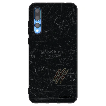 Picasee silikónový čierny obal pre Huawei P20 Pro - SCRATCH