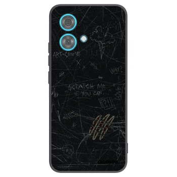 Picasee silikónový čierny obal pre Motorola Edge 40 Neo - SCRATCH
