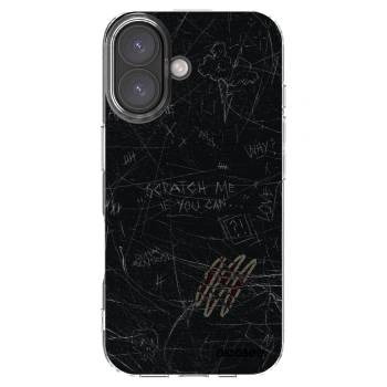 Picasee silikónový prehľadný obal pre Apple iPhone 16 - SCRATCH