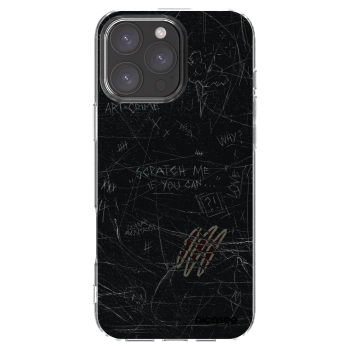 Picasee silikónový prehľadný obal pre Apple iPhone 16 Pro Max - SCRATCH
