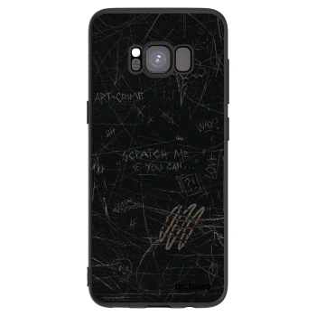 Picasee silikónový čierny obal pre Samsung Galaxy S8 G950F - SCRATCH