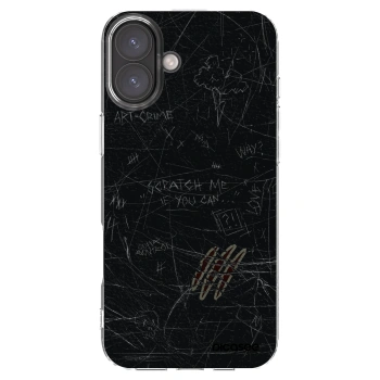Picasee silikónový prehľadný obal pre Apple iPhone 16 Plus - SCRATCH