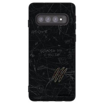 Picasee silikónový čierny obal pre Samsung Galaxy S10 G973 - SCRATCH